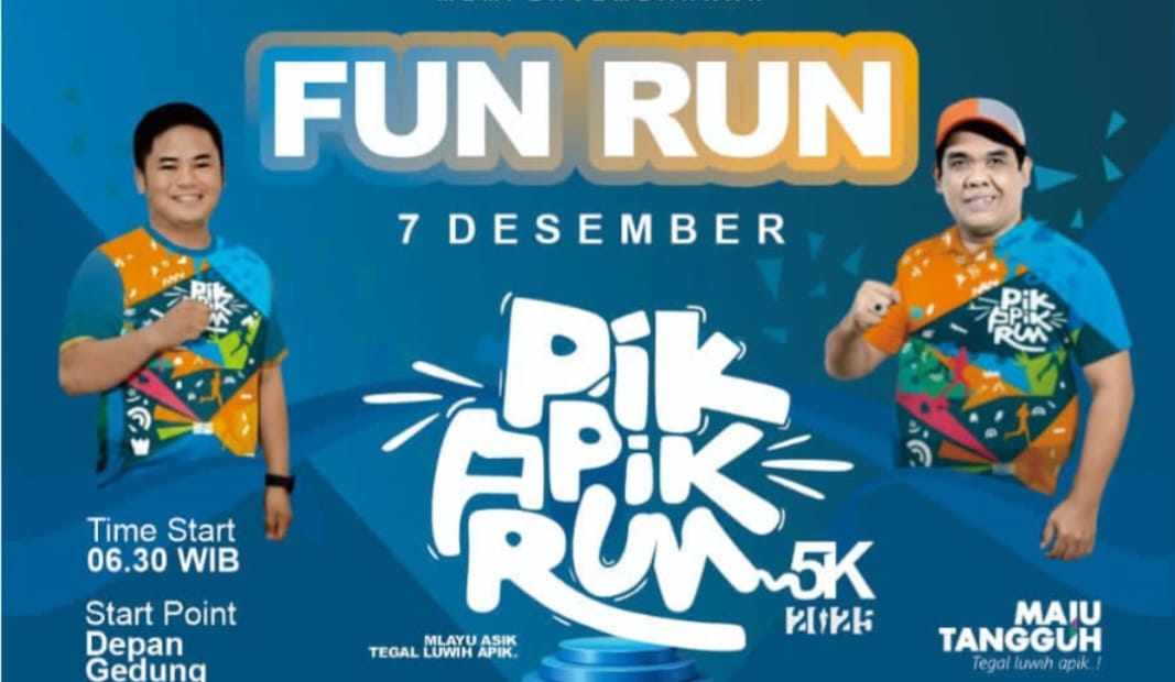 HUT ke-54 Korpri Gelar Pik Apik Run, Keliling Slawi Hadiah Motor dan Registrasi 150K