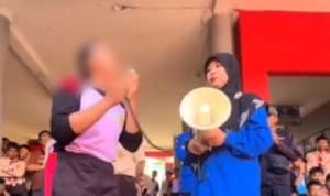 Aksi Siswa SMPN 1 Bumiayu Tolak Pengangkatan Plt Kasek Viral di Medsos