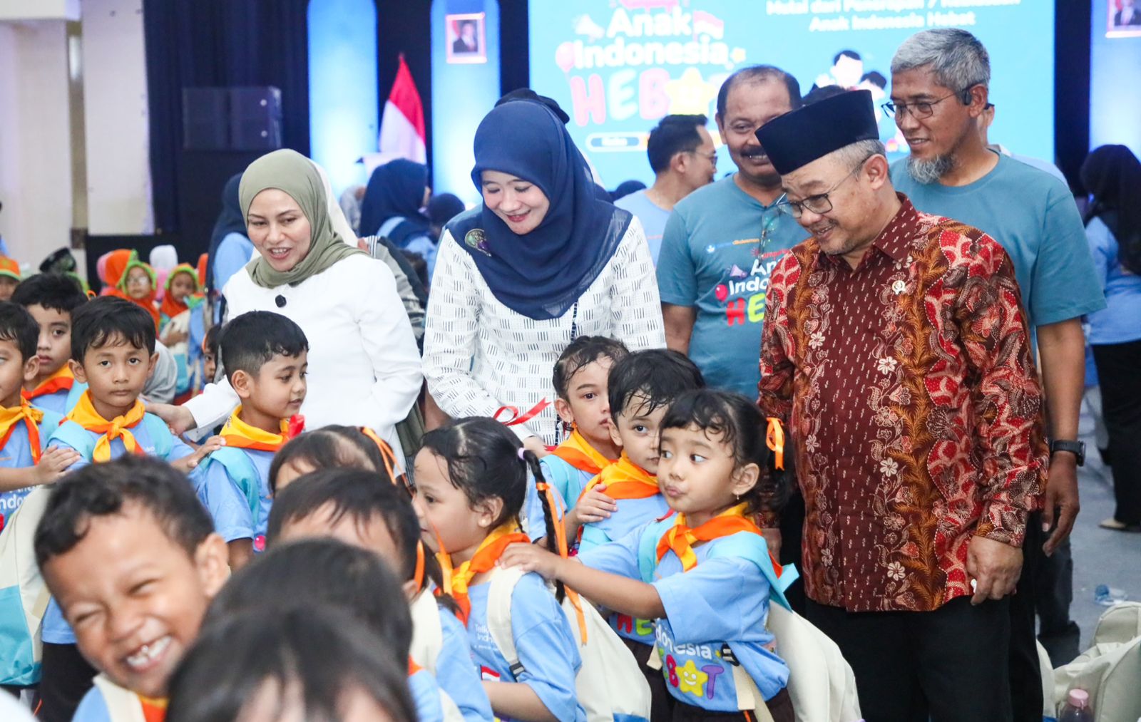 Nawal Yasin Dampingi Mendikdasmen Resmikan Revitalisasi PAUD