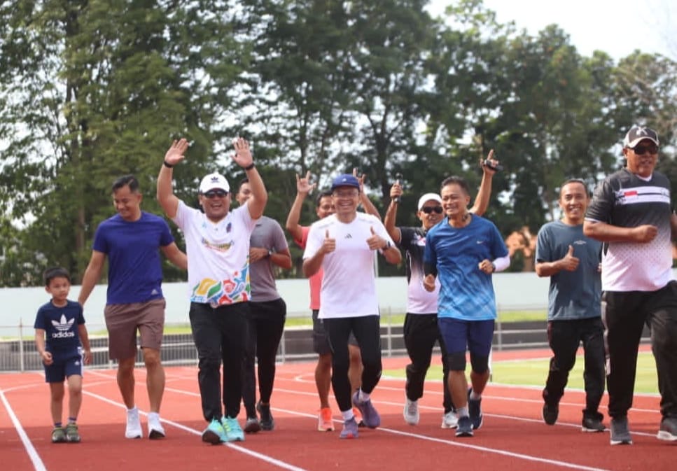 Running Track dan Jogging Track GOR Trisanja Tegal Bakal Diresmikan