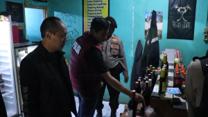 Polres Pekalongan Sita 225 Botol Miras Jelang Tahun Baru