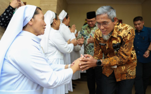 Sekda Jateng Silaturahmi dengan Gereja Katolik dan Pantekosta
