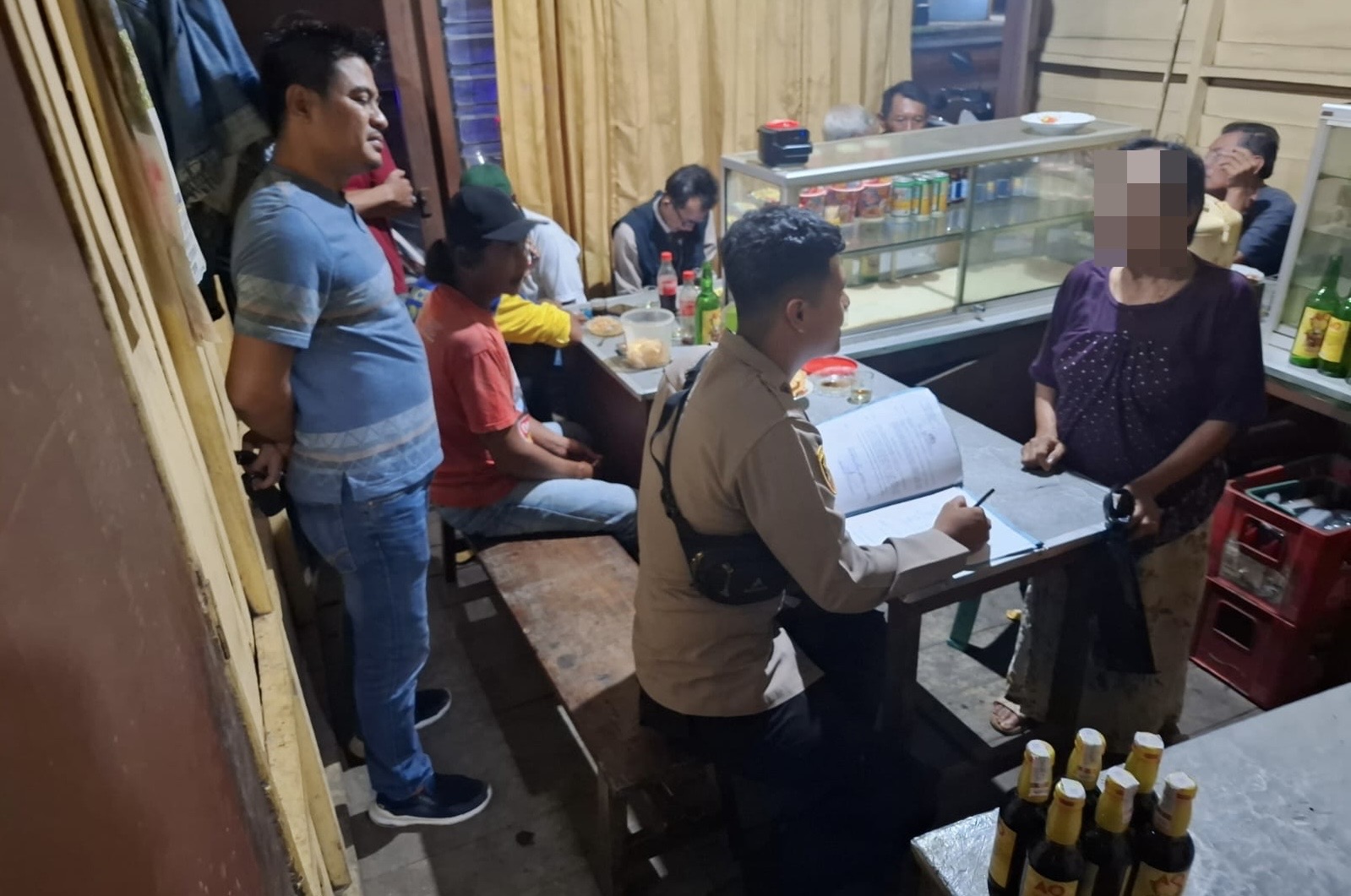 Razia Miras Polsek Sragi Jelang Tahun Baru