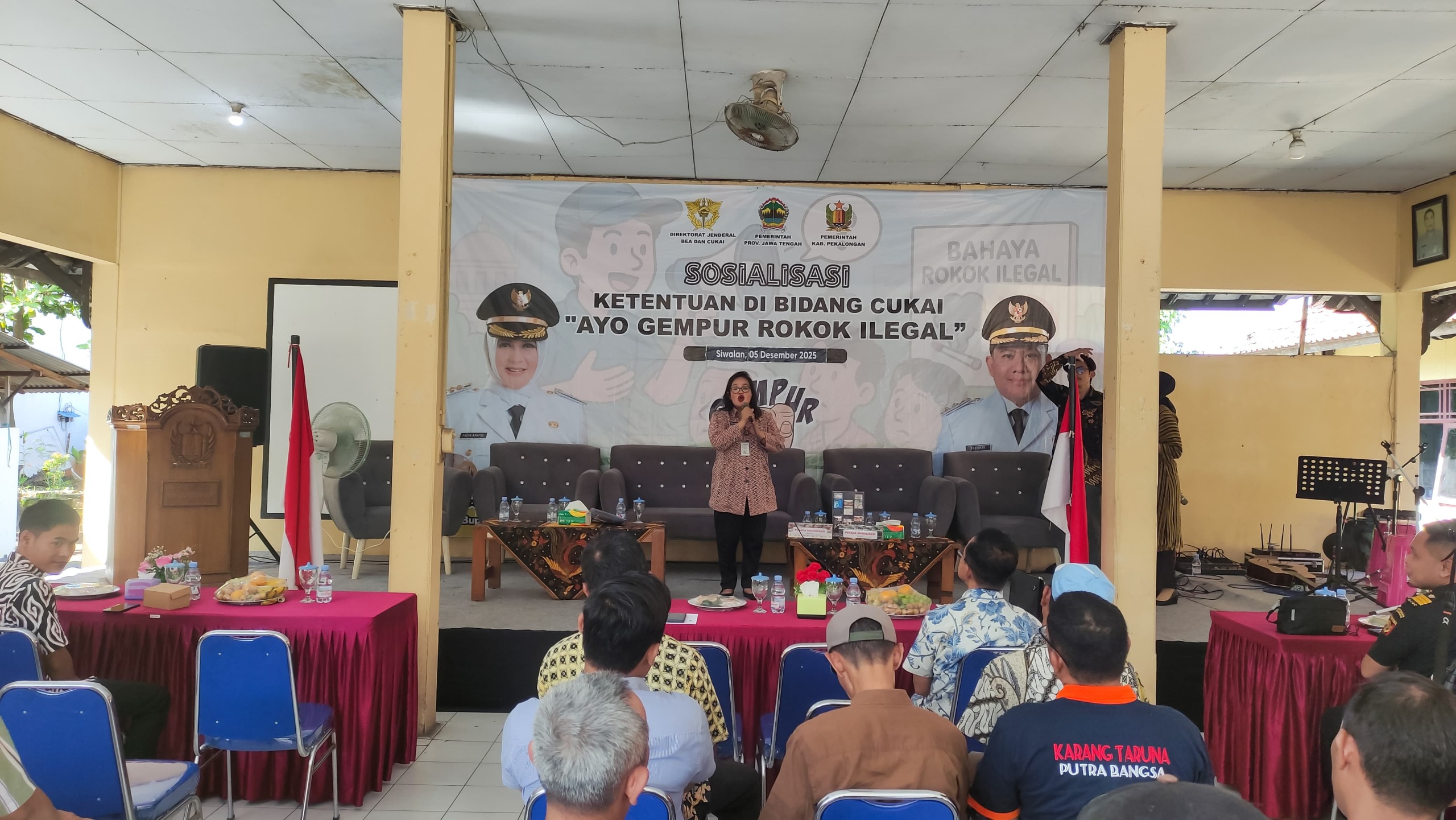Pemkab Pekalongan Ajak Pedagang Berperan Aktif Ikut Gempur Rokok Ilegal, Putaran Terakhir Sosialisasi