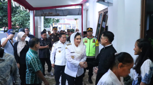 Bupati Fadia dan Kapolres Pekalongan Cek Pospam hingga Gereja