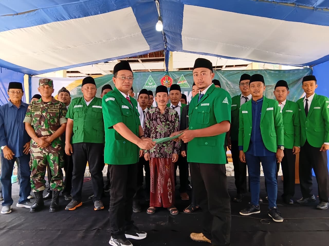 Dilantik, Sholeh Kamil Ketua PAC GP Ansor Tarub Tegal 2025-2028