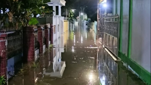 Banjir Kiriman Genangi Permukiman Warga Margadana Tegal