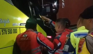 Bus Tabrak Truk di Tol Pejagan – Pemalang, Satu Tewas