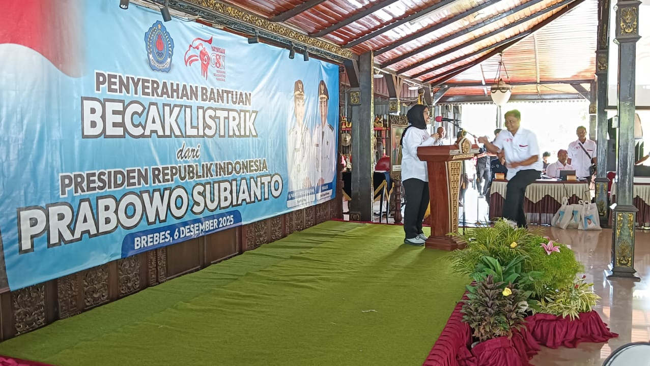 100 Becak Listrik dari Presiden Prabowo, Senyum Haru Tukang Becak Brebes