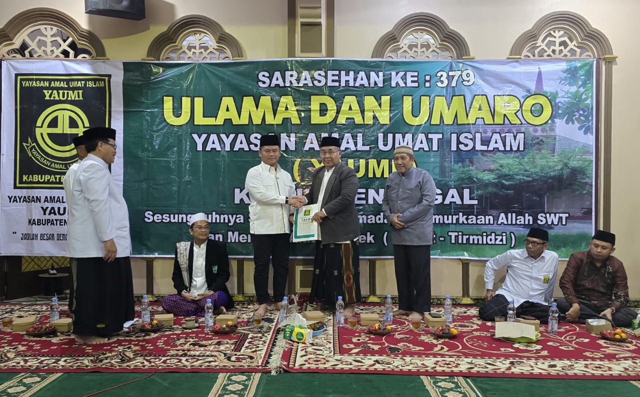 Sarasehan ke-380 YAUMI, Bupati Tegal : Pioner Pengelola Sedekah