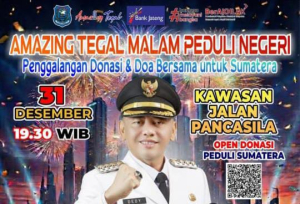 Amazing Tegal Tutup Tahun dengan Aksi Peduli Sumatera