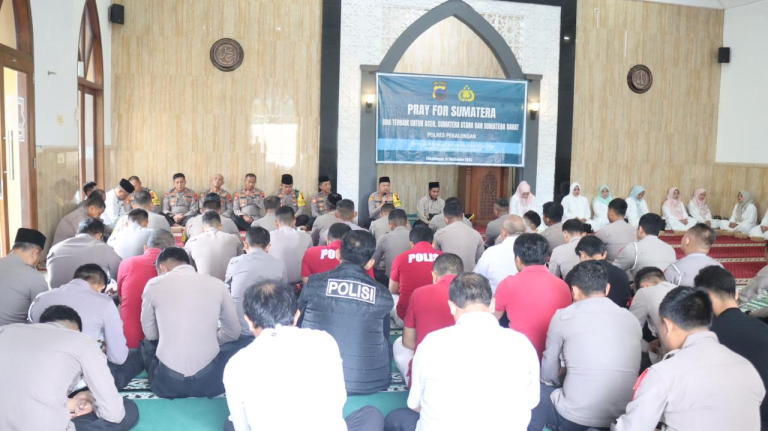 Sambut 2026, Polres Pekalongan Gelar Doa Bersama “Pray for Sumatra”